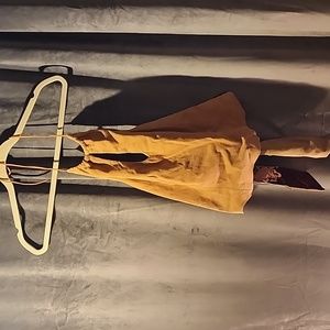 Chamois and kimono silk halter size M